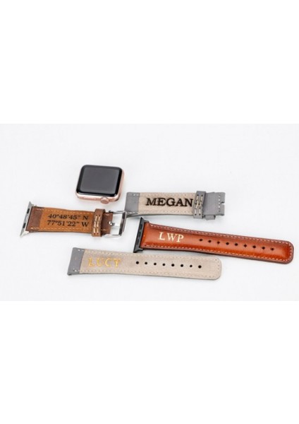Apple Watch Uyumlu Deri Kordon 42-44-45MM LEO55N