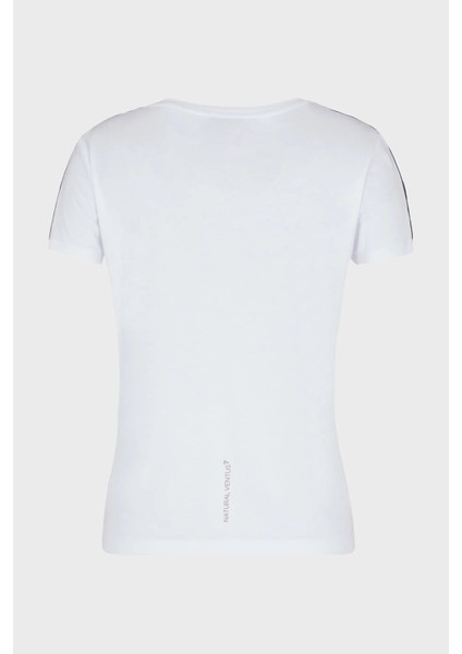 Logolu Slim Fit Bisiklet Yaka T Shirt Bayan T Shirt 3RTT02 Tjkuz 1100 fırsatları