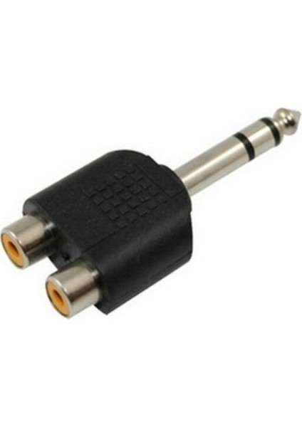 2rca Dişi - 6.3mm Stereo Jak Çevirici fiyatları