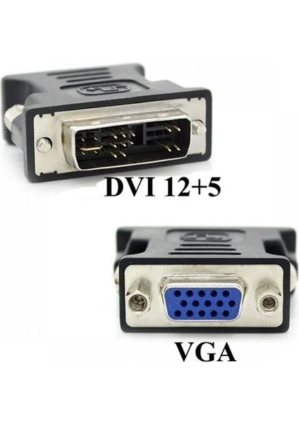 12+5 Dvi To VGA Dönüştürücü