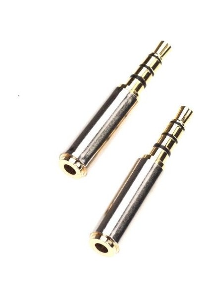 Metal 3.5mm Erkek To 2.5mm Dişi Soket Konnektörü Çevirici fiyatları