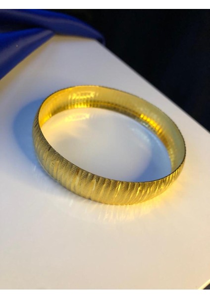 24 Ayar Altın Kaplama 15 Mm Prenses Bilezik * Düğün • Nişan • Söz Takı Bileziği indirimleri