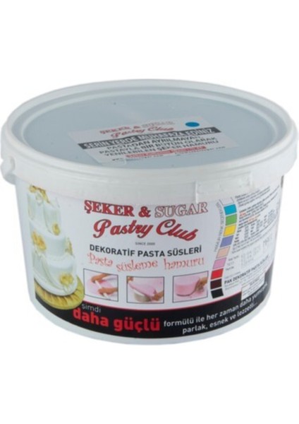 Şeker Hamuru 2.5 kg Mavi
