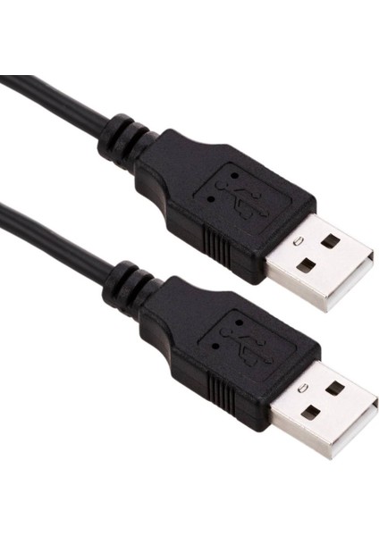 Usb-A To Usb-A 50 cm Iki Ucu Erkek Çift Taraflı USB 2.0  Bağlantı Kablosu