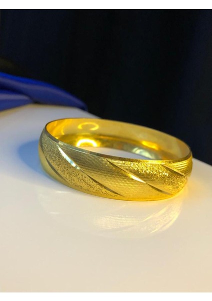 24 Ayar Altın Kaplama 15 Mm Line Bilezik * Düğün • Nişan • Söz Takı Bileziği modelleri