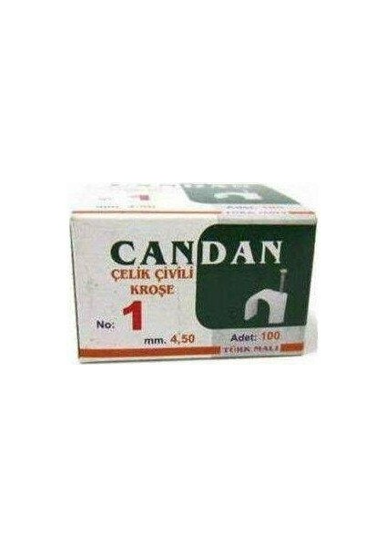 No-1 100 Adet 4.5Mm Çivili Kroşe