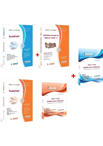AÖF Açık Öğretim İlahiyat 1 ve 2. Sınıf Bahar Dönemi 2 ve 4 Dönem Konu Anlatımlı Soru Bankası + Çıkmış Set