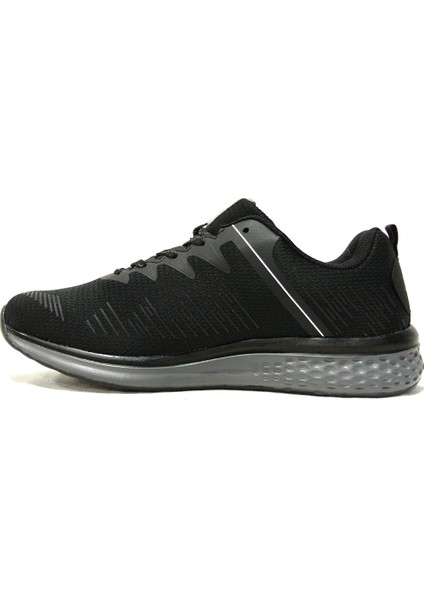 Gri Siyah Bağcıklı Sneakers Spor Ayakkabı modelleri