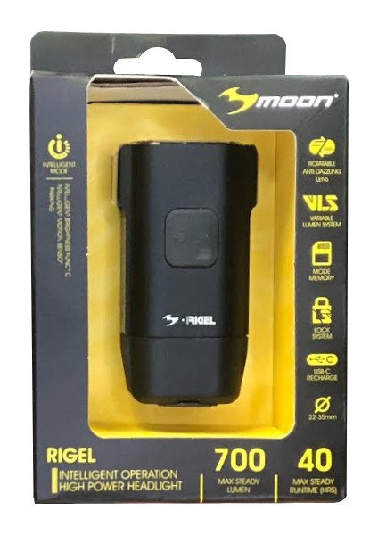 Moon Rigel 700LM USB Şarjlı Bisiklet Ön Far Aydınlatma