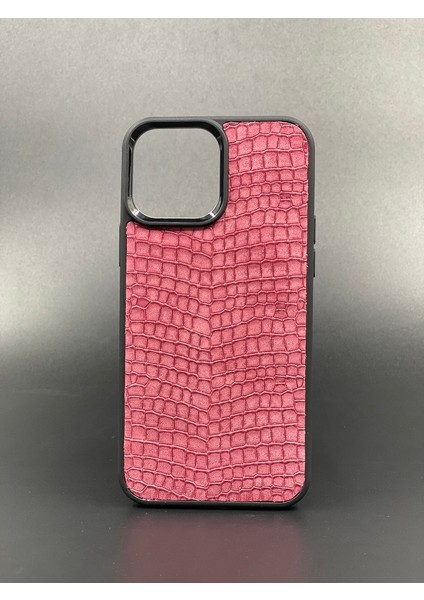 iPhone13 Pro Max Uyumlu Kılıf Hakiki Deri Telefon Kılıfı