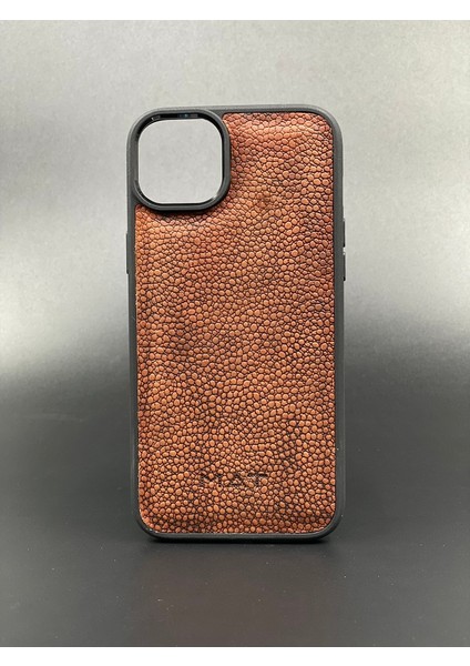 iPhone 14 Plus Uyumlu Kılıf Hakiki Deri Telefon Kılıfı