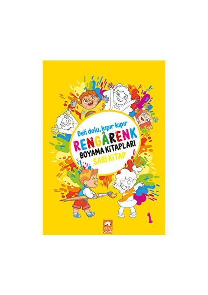 Rengarenk Boyama Kitabı 1 - Sarı Kitap