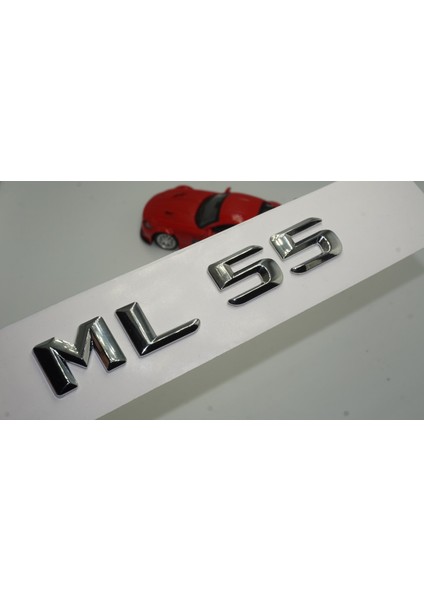 Benz ml 55 Bagaj Krom Metal 3m 3D Yazı Logo