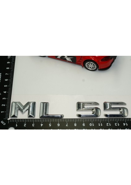 Benz ml 55 Bagaj Krom Metal 3m 3D Yazı Logo