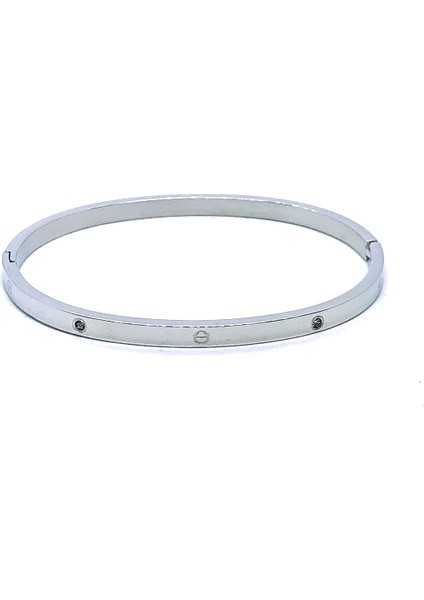 Taşlı Çelik Bilezik