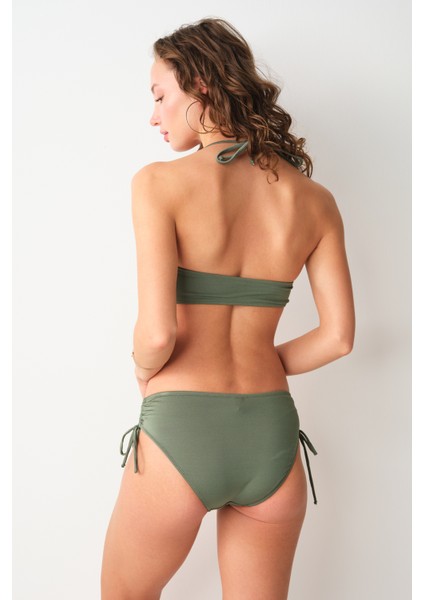 Vogue Sürgülü Bikini Tek Alt Haki 239208