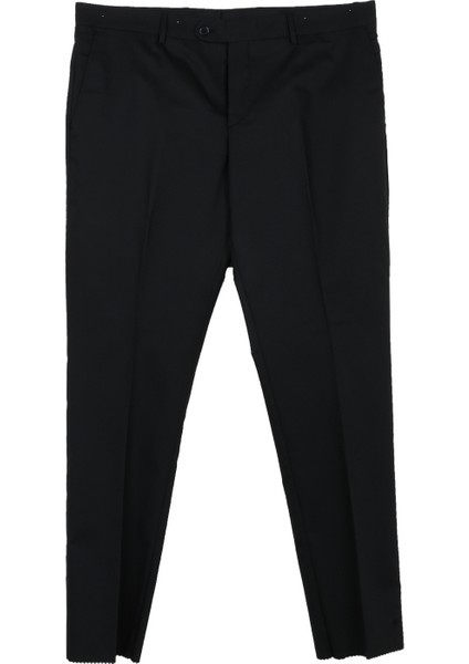 Normal Bel Normal Paça Regular Fit Siyah Erkek Pantolon PN1014200141