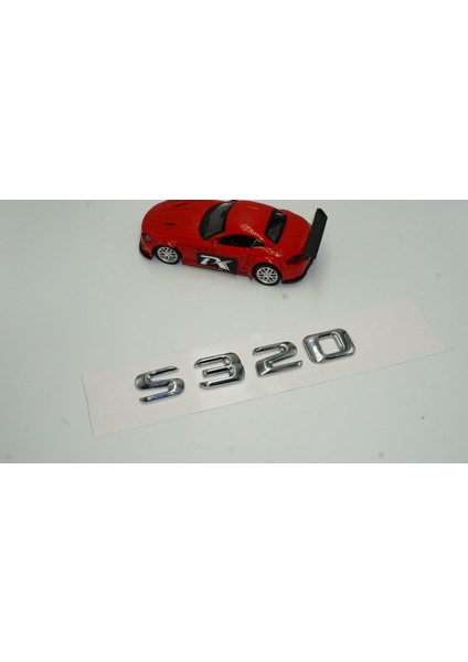 S320 Bagaj Krom Metal 3m 3D Yazı Logo