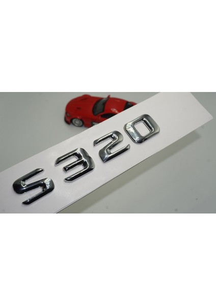S320 Bagaj Krom Metal 3m 3D Yazı Logo