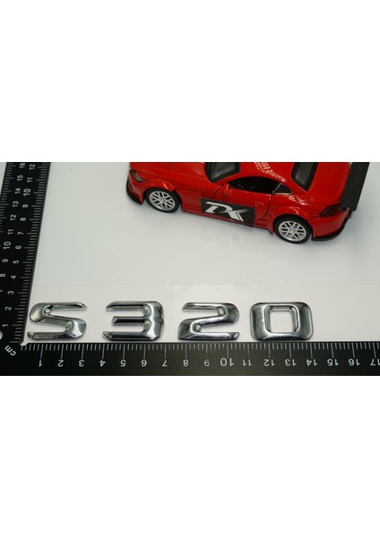S320 Bagaj Krom Metal 3m 3D Yazı Logo