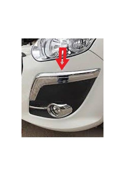 Doblo Ön Tampon Kaşı Krom 2 Parça 2010 2011 2012 2013 2014 2015