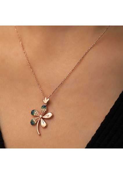 925 Ayar Gümüş Çiçek Kadın Gümüş Kolye modelleri