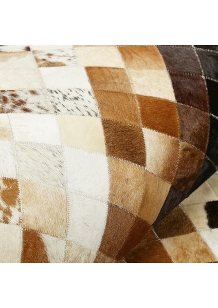 Kahverengi Dana Derisi Patchwork Halı 200 x 300 cm fiyatları
