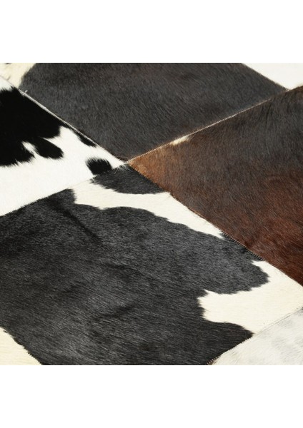 Kahverengi Dana Derisi Patchwork Halı 200 x 300 cm
