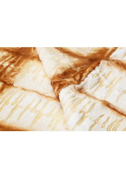 Beyaz & Kahverengi Doğal Kürk Halı 200 x 300 cm fiyatları