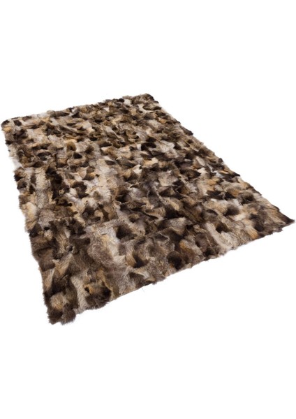 Karamel Rengi Doğal Kürk Halı 170 x 240 cm modelleri
