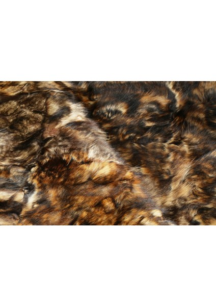 Karamel Rengi Doğal Kürk Halı 80 x 150 cm