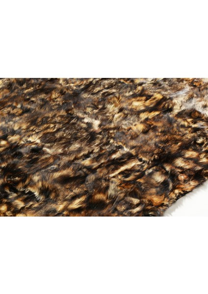 Karamel Rengi Doğal Kürk Halı 80 x 150 cm