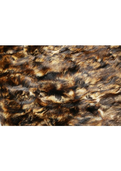 Karamel Rengi Doğal Kürk Halı 80 x 150 cm