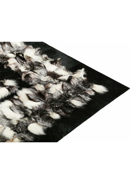 Gri Doğal Kürk Halı 240 x 340 cm modelleri