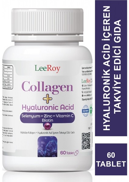 Collagen + Hyaluronic Acid 60 Tablet