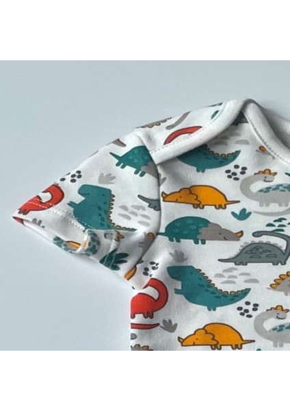 Oeko-Tex Class 2'li Erkek Bebek Kısa Kol Zıbın Body Cotton 3 Çıtçıt Zarf Yakalı fiyatları
