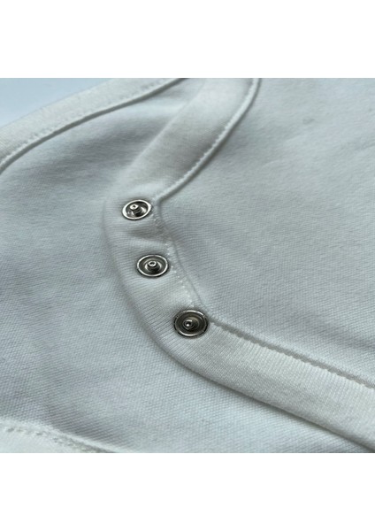 Oeko-Tex Class 2'li Erkek Bebek Kısa Kol Zıbın Body Cotton 3 Çıtçıt Zarf Yakalı fırsatları