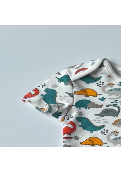 Oeko-Tex Class Erkek Bebek Body Görünümünde-Kısa Kol Zıbın Body Cotton 3 Çıtçıt Zarf Yakalı modelleri