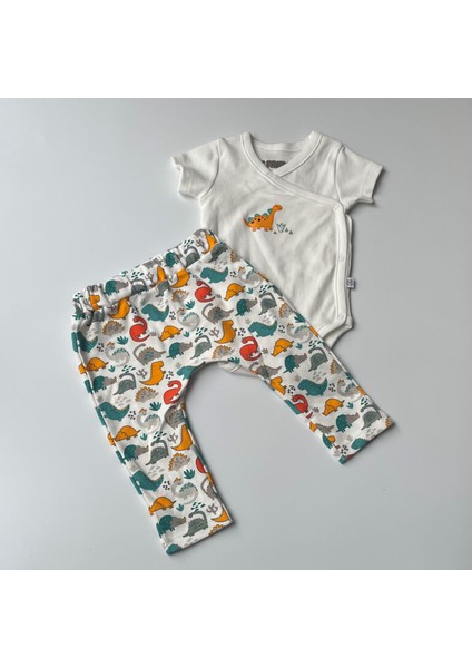 Oeko-Tex Class Erkek Bebek Takım, Kısa Kol Kruvaze Zıbın Body, Pantolon Set Cotton Çıtçıtlı modelleri