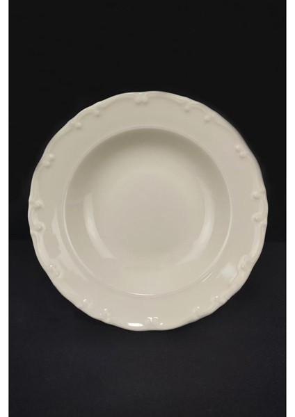 6’lı Çukur Tabak 21 cm Krem – TL4035641
