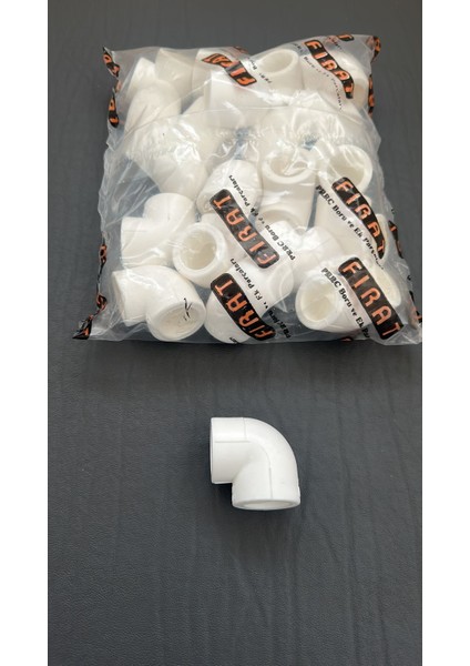 Pprc 20 mm Dirsek 20 Adet Beyaz