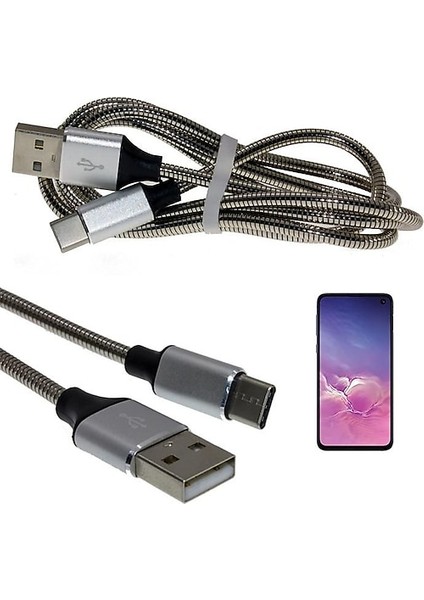Samsung S21,S21FE,S21 PLUS,S21 Ultra USB Data ve Şarj Kablosu Type-C