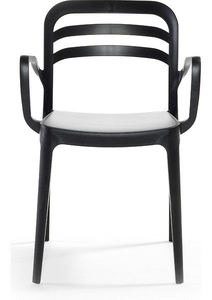 Aspendos Bahçe Balkon Renkli Koltuk Siyah 6'lı Set indirimleri