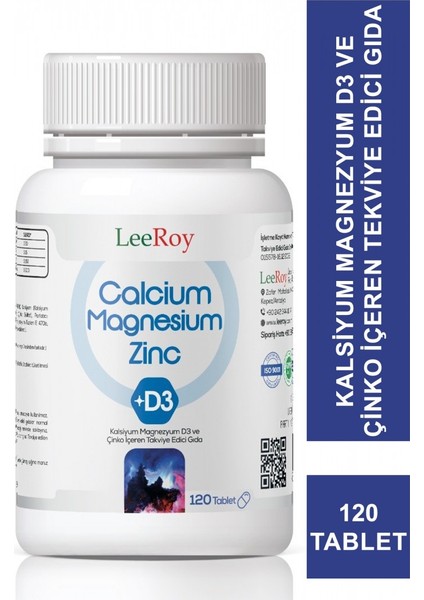 Calcium Magnesium Zinc 120 Tablet