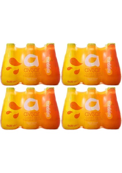 Mandalina Aromalı Soda 24 x 200 ml