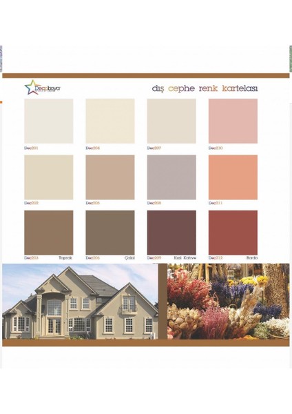 Deco Akril Akrilik Dış Cephe Duvar Boyası 3 Kg fiyatları