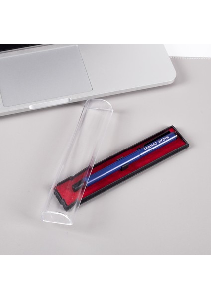 Kişiye ve Isme Özel Isim Yazılı Kutulu Lacivert Tükenmez Kalem fiyatları