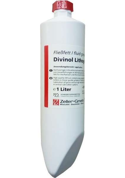 Divinol Lithogrease 000 Cnc Otomatik Yağlama Gresi 1 Litre