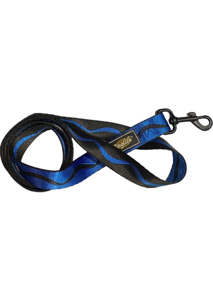 Sax Blue Wave Köpek Gezdirme Tasması (2,5 cm x 120 cm)