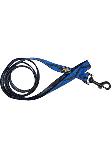 Sax Blue Wave Köpek Gezdirme Tasması (2 cm x 120 Cm)